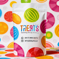 Sachets personnalisés imprimés refermables pour emballage alimentaire, sacs à biscuits, sachets à bonbons avec fenêtre