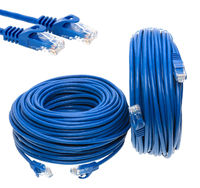 Cable de Conexión Ethernet CAT6 CAT6A RJ45 UTP de 0.5m-20m, MOQ Bajo, para Red LAN, Router de Computadora, Cobre Puro, Certificado CE