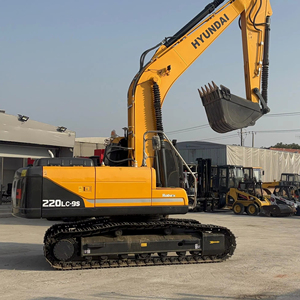 Excavatrice hydraulique de 22 tonnes de pelle de R220LC-9S Hyundai d'occasion de haute qualité pour des projets de construction et de terrassement - Product Image 1