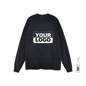 Bán Chạy Nhất Tùy Chỉnh Cổ Điển T-Shirts Cho Nam Giới Bán Buôn Bông Mens Đồ Họa Axit Rửa T Áo Sơ Mi - Product Image 2