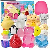 Jouet promotionnel anti-stress TPR Fish Rabbit Pinch Blind Box en forme de poisson, en sucre de malt, souple et compressible