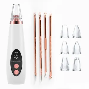 Electric Vacuum Pimples Acne Blackhead Remover Kit Device Skin Face Care Pore Cleansing Facial Blackhead Removal Machine