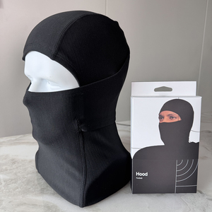 Custom LOGO Balaclava Full <strong>Face</strong> <strong>Mask</strong> Black White Solid Color Breathable Quick Dry Head Cover for Motorcycle Cycling <strong>Skiing</strong> - Product Image 5