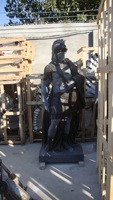 Vente en gros de décoration classique pour jardin extérieur sculptée à la main déesse grecque de la sagesse Figure Art Decor Sculpture Marble Athena Statue