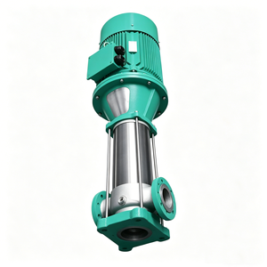 Pompe à eau verticale multi-étages en acier inoxydable pour circulation industrielle HF-WT02 Construction Corrosion-re - Product Image 5