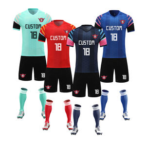 ชุดเสื้อฟุตบอลสำหรับผู้ชายเสื้อฟุตบอลผ้าแห้งเร็ว2023-2024 - Product Image 1