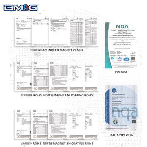 <span class=keywords><strong>Magnete</strong></span> Rotondo NdFeB con Foro N52 6000 Gauss Placcato in Nichel CE RoHS Dimensioni Personalizzate Fornitura all'Ingrosso - Product Image 5