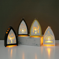Bougeoir Led en plastique Style marocain pour le Festival du Ramadan, lampe à vent décorative, nouvel arrivage