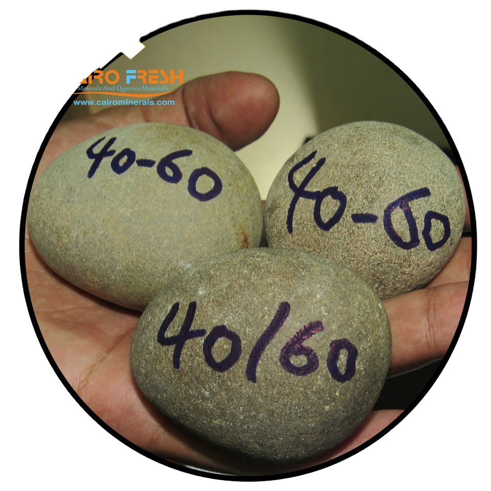 Low Abrasion Flint Pebbles Mix Natural Landscaping Crushed Pebbles Stone High Density Good Hardness Flint Pebbles