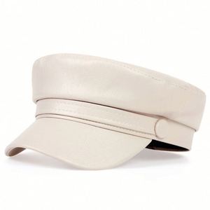 Béret plat en cuir PU coupe-vent pour femme, nouvelle collection printemps, idéal pour le sport, les loisirs, les activités de plein air et les voyages - Product Image 6