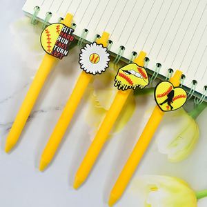 Material Escolar, Bolígrafo Deportivo de Plástico con Logotipo Personalizado, Regalo Promocional de Fútbol, Bolígrafo con Tinta Negra, Punta de 1.0 mm, Longitud de 14.5 cm - Product Image 3