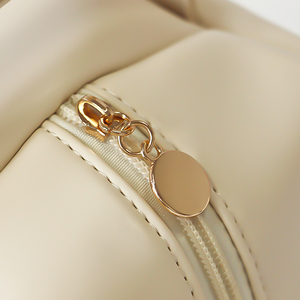 Custom Woman White Washable Vegan <strong>Leather</strong> <strong>Small</strong> Cosmetic Travel <strong>Bag</strong> Waterproof Pu Handbag Makeup <strong>Bag</strong> - Product Image 4