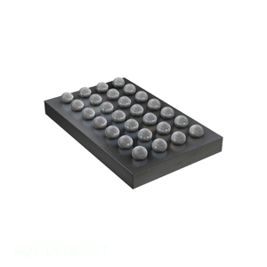 Circuito Integrado de Canal del Fabricante, Receptor/Reproductor Inalámbrico RCVR/CHARGER 28DSBGA 28 XFBGA, Gestión de Energía DSBGA (PMIC) BQ51052BYFPT, Lista de Componentes Electrónicos - Product Image 1