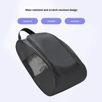 Sac de sport Oxford en maille respirante pour chaussures de football et de golf, étanche, avec fermeture éclair, idéal pour le voyage et le commerce transfrontalier