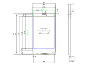 3.5-inch SPI nối tiếp TFT LCD module LCD màn hình cảm ứng ili9488/6/1 ổ đĩa 320x480 - Product Image 6