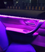 ICarsin - Iluminación Ambiental LED para el Interior del Automóvil, 256 Colores, para BMW Serie 3 E90/E91 2004-2011, Accesorios de Decoración