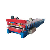 Machine de formage à froid pour lames de porte enroulable en aluminium avec moteur et pompe pour Israël