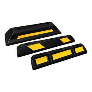 Barrière de roue <span class=keywords><strong>en</strong></span> caoutchouc pour stationnement de voiture, localisateur <span class=keywords><strong>en</strong></span> caoutchouc, protège-câble, bouchon de roue de stationnement - Product Image 1