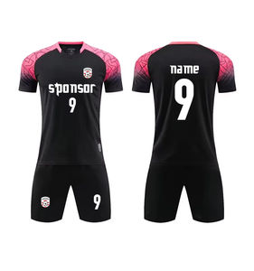 定制男式成人足球训练球衣比赛服短袖速干吸湿排汗含运动服 - Product Image 4