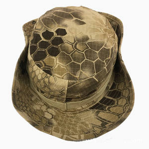 도매 사용자 정의 블랙 위장 야외 훈련 낚시 방수 자외선 차단제 전술 프릴넥 부니 모자 - Product Image 6