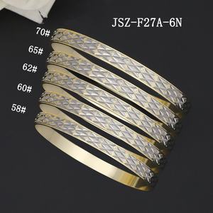 JXX Joyería de Moda, Juego de Brazaletes de Boda Chapados en Oro de 14K con Forma de Estrella y Flor, Venta al Por Mayor - Product Image 5