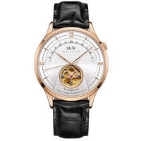 Montre de luxe sportive automatique mécanique à tourbillon pour hommes suisses, avec cristal saphir, mouvement japonais Citizen, en acier inoxydable
