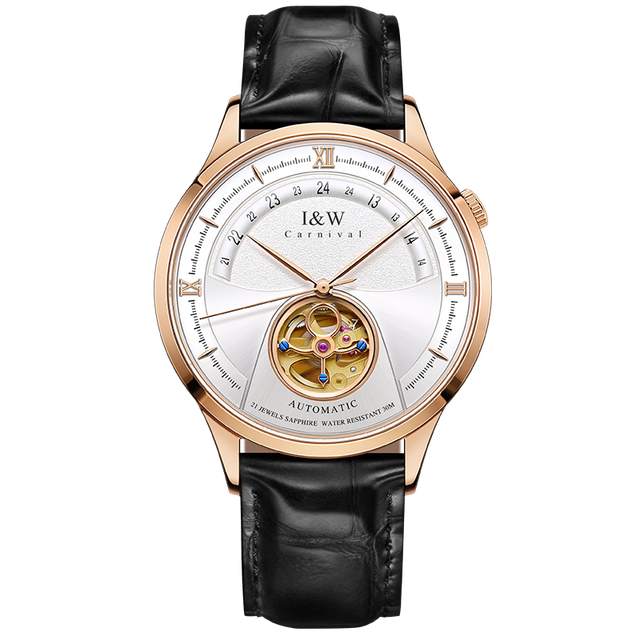For Swiss Men's Luxury Sport Automatic Mechanical Tourbillon Watch Sapphire Crystal Citizen Japanese Movement Stainless Steel