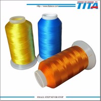 Fil en polyester 120D/2 550S/500Z 5000M pour machine à broder