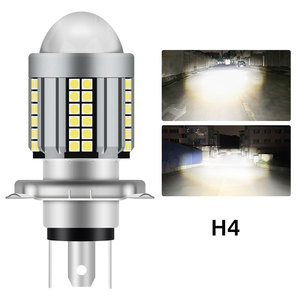 Ampoule de phare de moto CSP LED H4 BA20D super lumineuse DC12-80V 3000K 6000K, faisceau haut et bas, blanc et jaune, projecteur facile à installer - Product Image 6