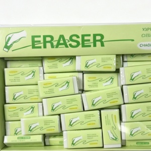 Borrador de Color Blanco de Calidad Superior para Estudiantes Escolares, Borrador de Lápiz Banana, Caja Verde, Suministros de Papelería Creativa para Exámenes - Product Image 6