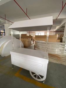 Chariot de bonbons de crème glacée personnalisé de Style Ins rose mignon pour décoration de mariage de fête d'anniversaire de bébé - Product Image 6