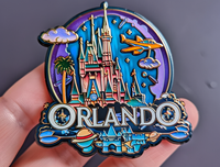 Vente en gros variété de Styles château Orlando aimant de réfrigérateur personnalisation tourisme aimants de réfrigérateur