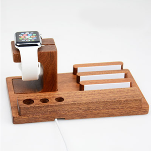 แท่นวางไม้สำหรับโทรศัพท์มือถือ นาฬิกา แท็บเล็ต แท่นชาร์จไม้สำหรับนาฬิกา รุ่นอื่นๆ ที่มีจำหน่าย - Product Image 5
