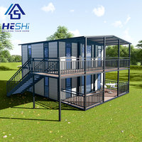 Haute qualité 20Ft 40Ft 30Ft préfabriqué Mobile extensible conteneur maison salle de bain cuisine préfabriquée Villa Portable maison