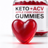 Gummies de Cétones Naturelles OEM/ODM, Suppléments Probiotiques au Vinaigre de Cidre de Pomme, Gummies de Fibres Alimentaires Expédiés Directement de l'Usine
