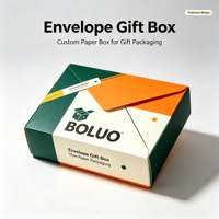 Boîte cadeau personnalisée en papier créatif pour cadeau de fête