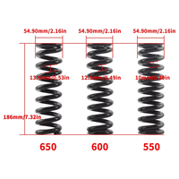 Amortisseur arrière 190 mm pour Sur-Ron Light Bee X Segway X260 Performance Vélo électrique Dirt Bike avec ressort en aluminium réglable