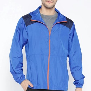 Veste coupe-vent élégante pour homme avec fermeture éclair, coupe-vent d'été, prix de gros, coupe-vent personnalisé, vestes pour homme - Product Image 2