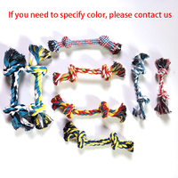 Offre Spéciale chien remorqueur de guerre chien jouet agressif mâcheurs corde dure mâcher dents indestructibles nettoyage coton chien corde jouet