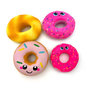 Jouet anti-stress en mousse PU à remontée lente, donut souple personnalisé pour enfants - Product Image 6