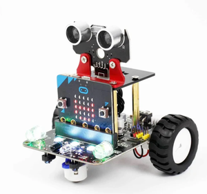 Yahboom microbit robot xe kit đồ họa <span class=keywords><strong>Python</strong></span> lập trình IR ứng dụng điều khiển cho STEM giáo dục tương thích với microbit V2 V1 - Product Image 1