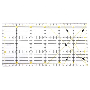Reglas de escala cuadrada acrílica profesional, plantilla de regla de acolchado, regla de corte de diseño de costura - Product Image 2