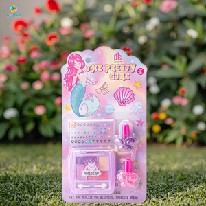 Kit de studio de manucure - Ensemble de maquillage interactif avec outils lavables et lumineux, jouet éducatif DIY, cadeau pour enfants de 5 à 12 <span class=keywords><strong>ans</strong></span> - Product Image 5