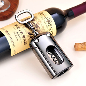 Tire-bouchon à levier en alliage de zinc, ouvre-bouteille multifonction pour vin rouge et bière, outil d'ouverture de vin portable pour la cuisine domestique - Product Image 1