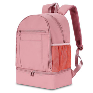 Portable Polyester Insulated Leak-Proof Picnic <b>Backpack</b> <b>Lunch</b> <b>Bag</b> Durable Canvas Cooler 24L Zipper Closure Food Cooler <b>Bags</b> - Product Image 1