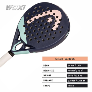 <span class=keywords><strong>Pala</strong></span> de Pádel Profesional de Carbono 3K <span class=keywords><strong>Head</strong></span> Alpha para Competición de Alta Potencia - Product Image 4