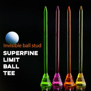 ทีตีกอล์ฟยางใสแบบชั้นเดียว ทนทาน ยี่ห้อ Passen New Ultra-Fine ขนาด 8.3 ซม. รับทำโลโก้ มีหลายสี พร้อมส่ง - Product Image 1