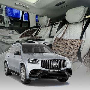 Aplicable al AMG GLS63 (X167) 2020, Paquete GLS600 Mejorado para 4 Pasajeros (Blanco Cristal/Gris Plata Perlado) - Product Image 3
