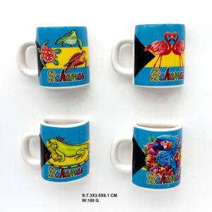 Regalo turistico con Logo personalizzato in fabbrica 3D magneti da caffè in ceramica magneti da frigo magneti da frigo <span class=keywords><strong>repubblica</strong></span> dominicana Bahamas Souvenir regali - Product Image 5