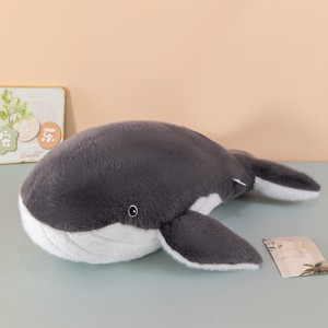 Peluche de Ballena Personalizado al por Mayor - Animal Marino de Peluche Realista, Muñeco Suave para Regalo y Colección - Product Image 1